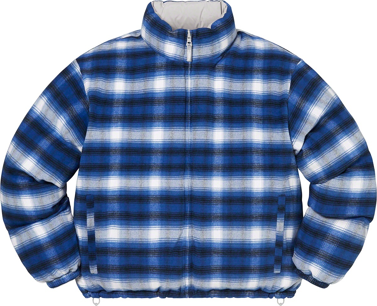 Flannel Reversible Puffer Jacket view 24